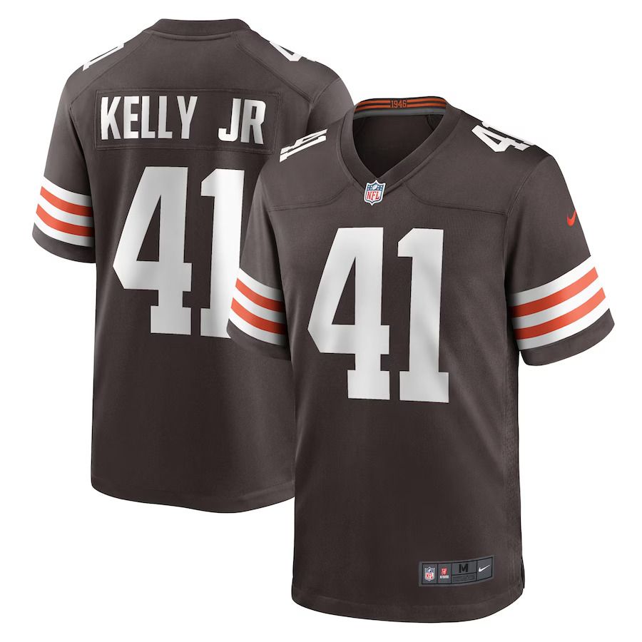 Men Cleveland Browns 41 John Kelly Jr. Nike Brown Game Player NFL Jersey